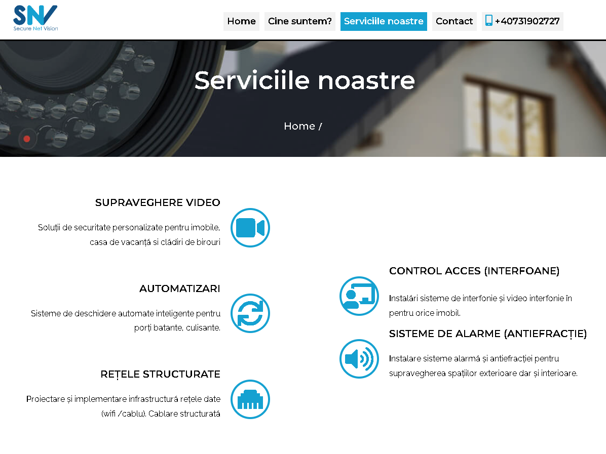Website - Imagine Proiect